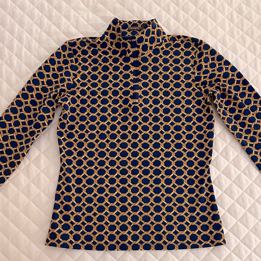 J McLaughlin quarter zip Nylon Top